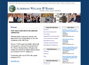 Alderman William JP Banks