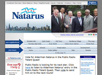 Alderman Burton F. Natarus