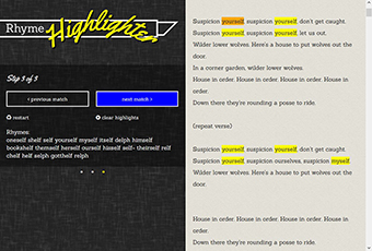 Rhyme Highlighter